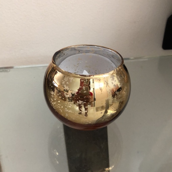 Volens Round Gold Votive Candle Holders, Mercury Glass Candle Holder Set of 12 - Picture 11 of 11